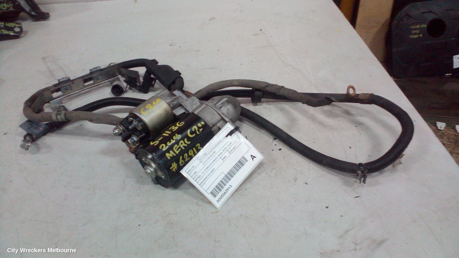 MERCEDES C CLASS STARTER, PETROL, 1.8, TURBO/SCHARGED, W204, 07/2007 - 12/2009 - Image 2