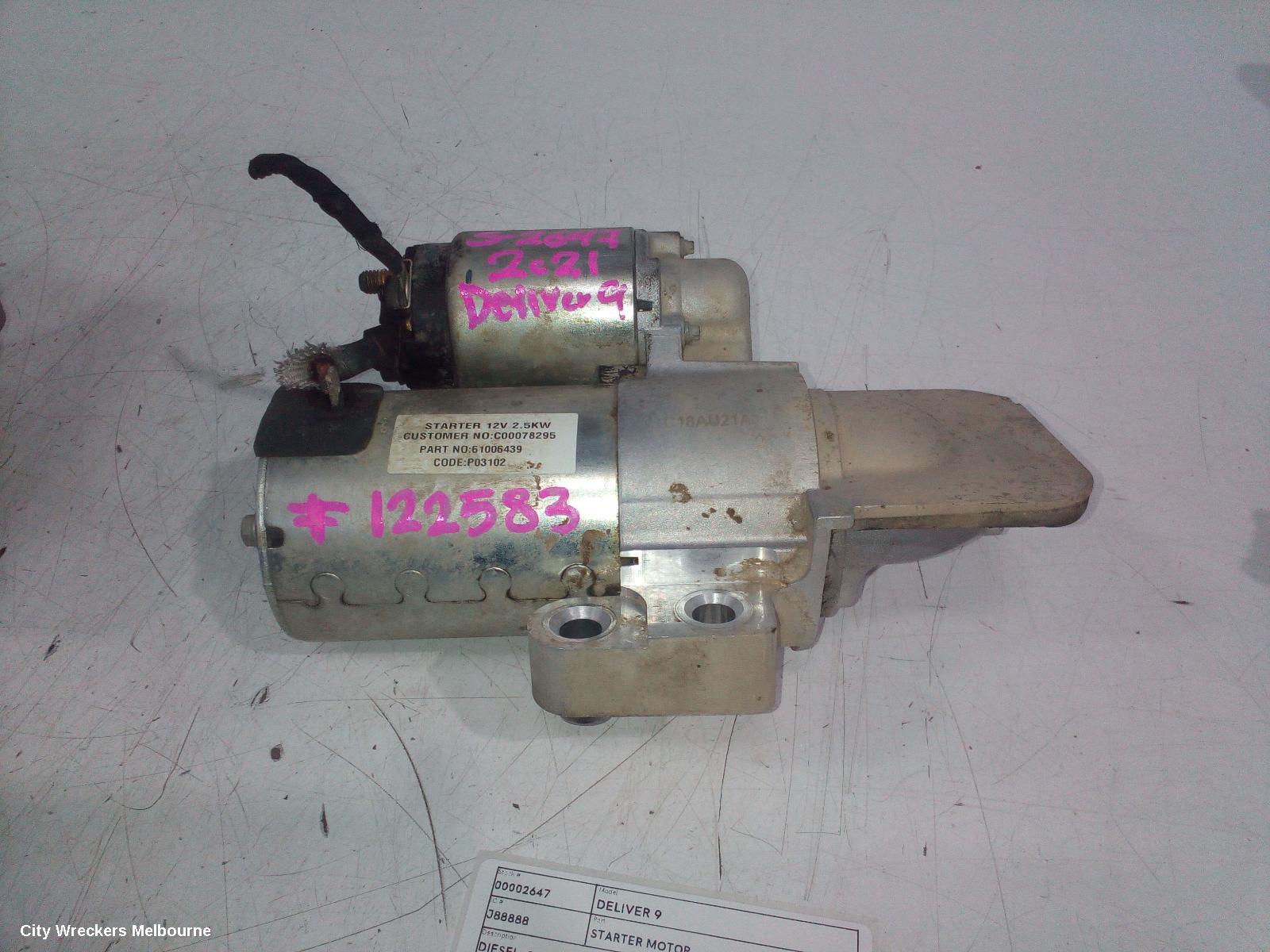 LDV DELIVER 9 STARTER, DIESEL, 2.0, 07/2020 ONWARDS - Image 1