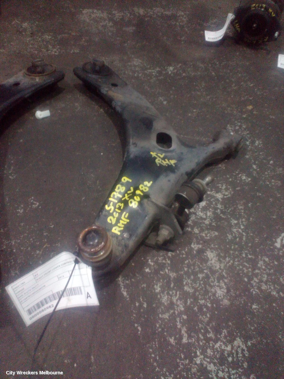 SUBARU XV RIGHT FRONT LOWER CONTROL ARM, G4X, 08/2011 - 04/2017 - Image 1