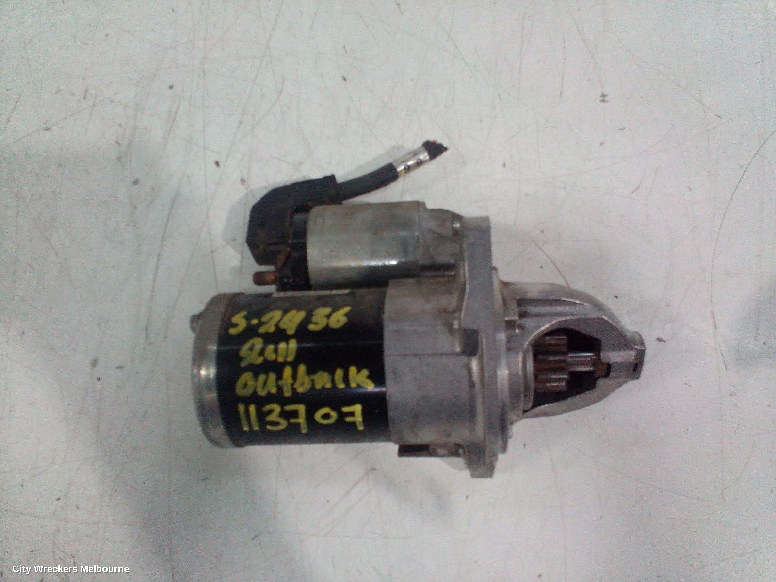SUBARU OUTBACK STARTER, PETROL, EJ25, NON TURBO, AUTO, 4/6 SPEED, 2ND-5TH GEN, 09/1996 - 09/2012 - Image 2