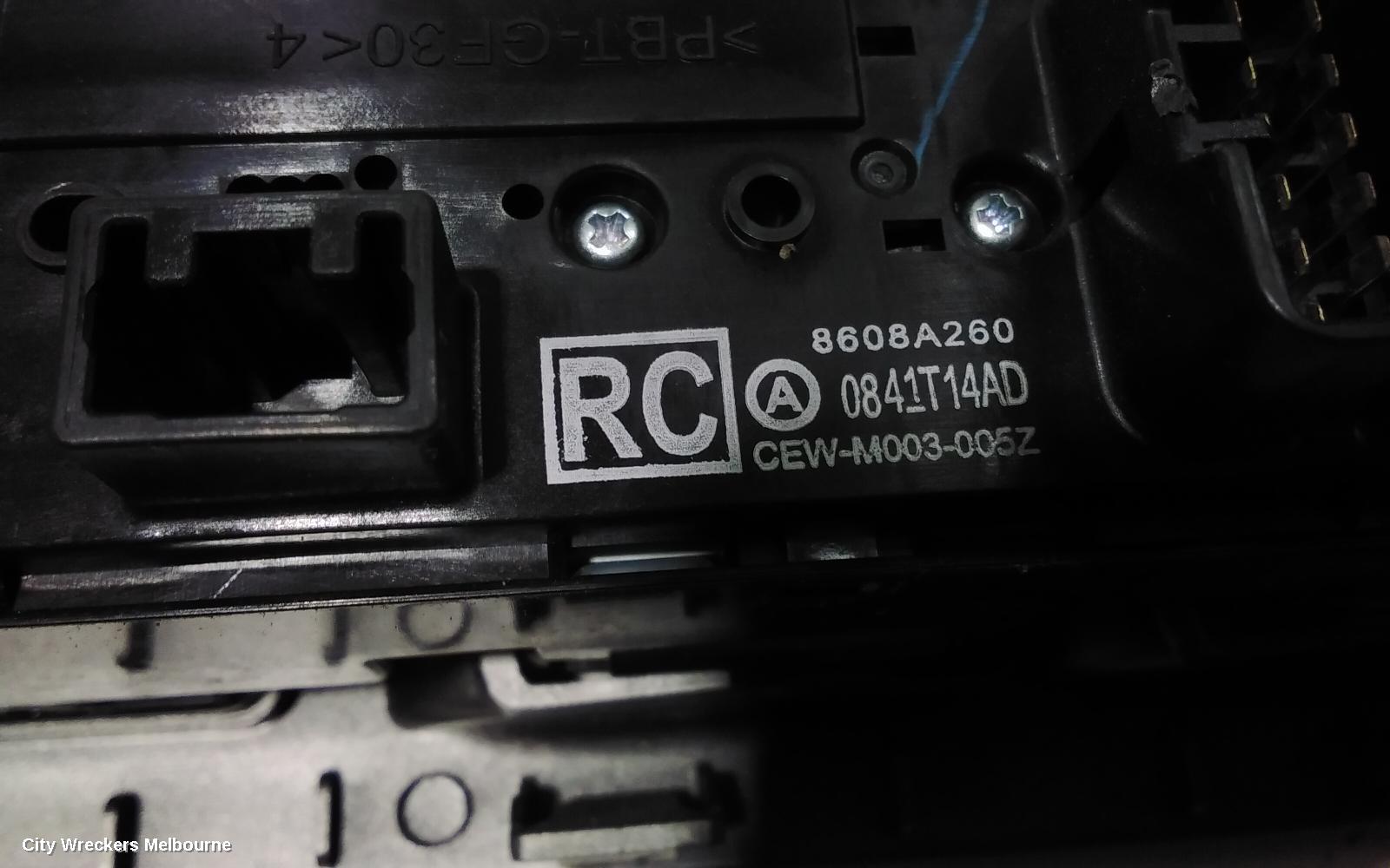 MITSUBISHI ASX PWR DR WIND SWITCH, RH FRONT (MASTER SWITCH), XB-XC, 07/2013 ONWARDS - Image 3