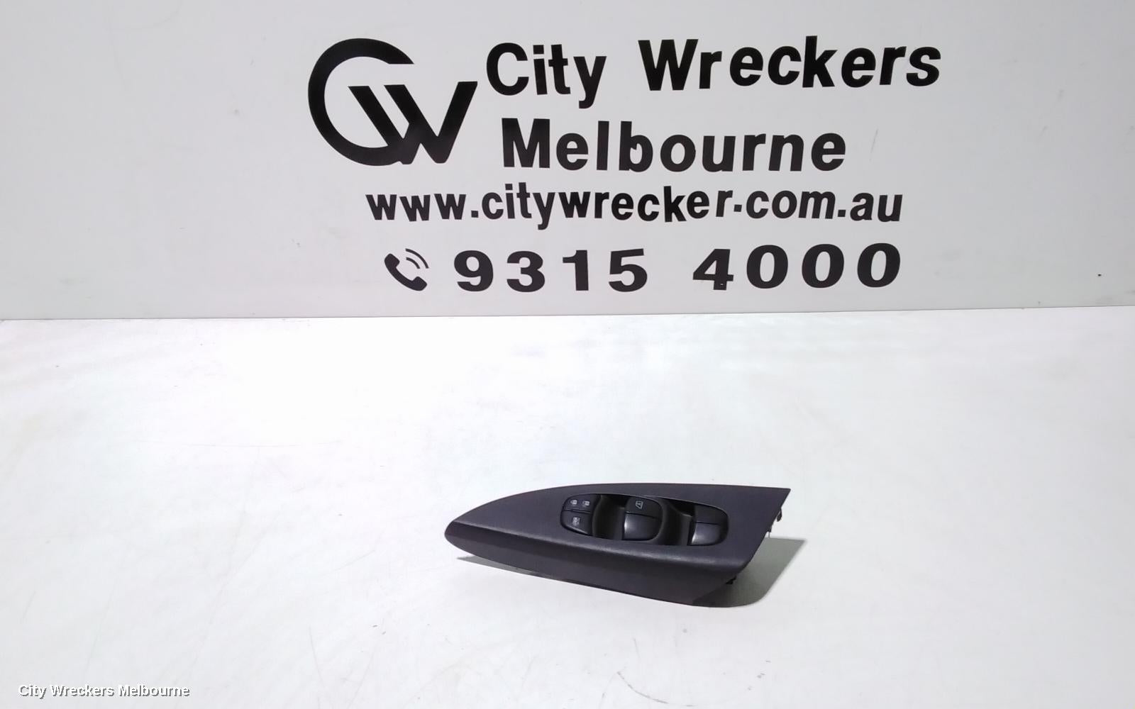 NISSAN PULSAR PWR DR WIND SWITCH, RH FRONT (MASTER SWITCH), SEDAN, B17, 12/2012 - 12/2017 - Image 1