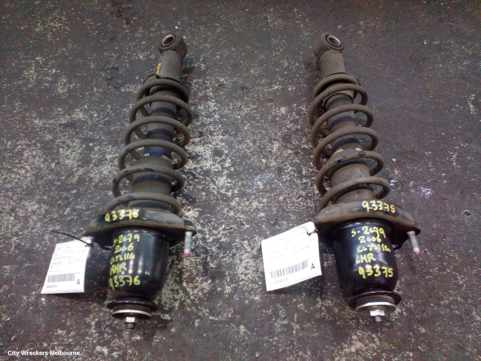 TOYOTA COROLLA RIGHT REAR STRUT, ZZE122 STANDARD TYPE 12/2001 - 06/2007 - Image 3