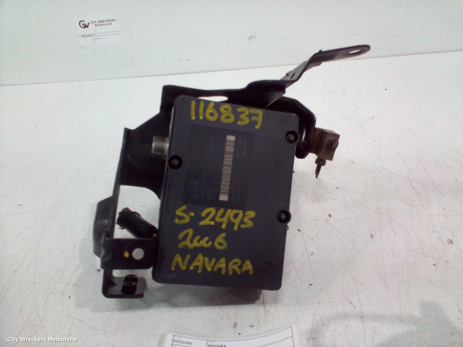 NISSAN NAVARA ABS PUMP/MODULATOR, D40, P/N 47660-EA010, 09/2005 - 08/2015 - Image 1