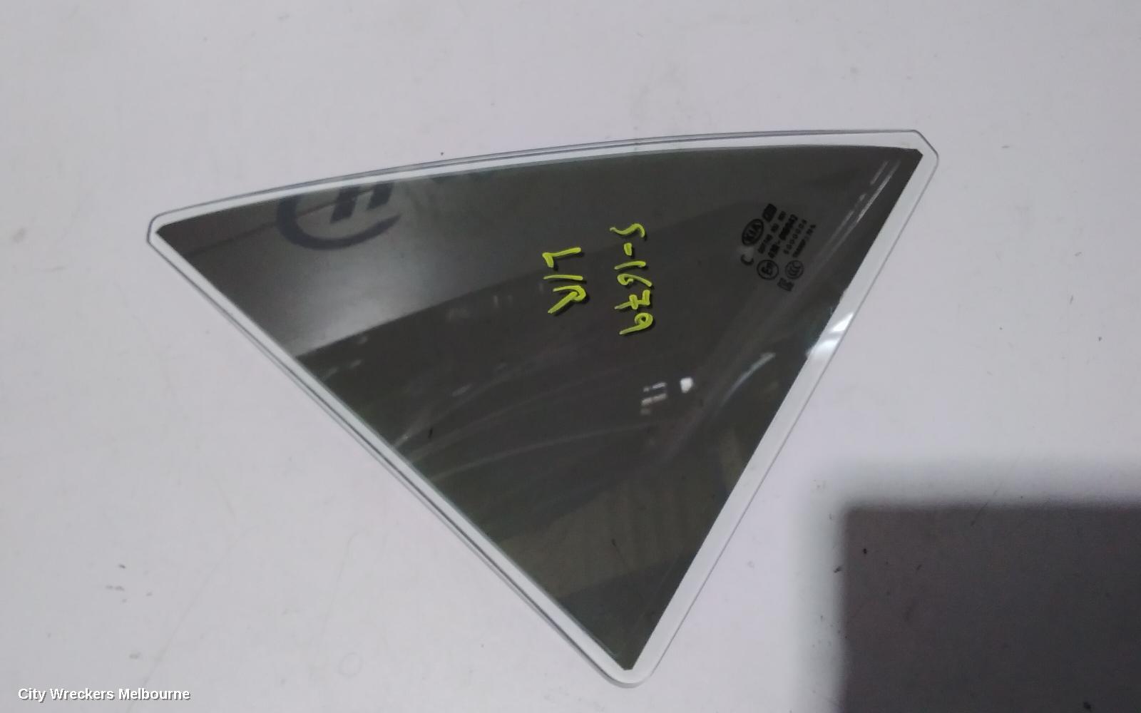 KIA RIO LEFT REAR 1/4 DOOR GLASS, YB, 12/2016 - 06/2023 - Image 3