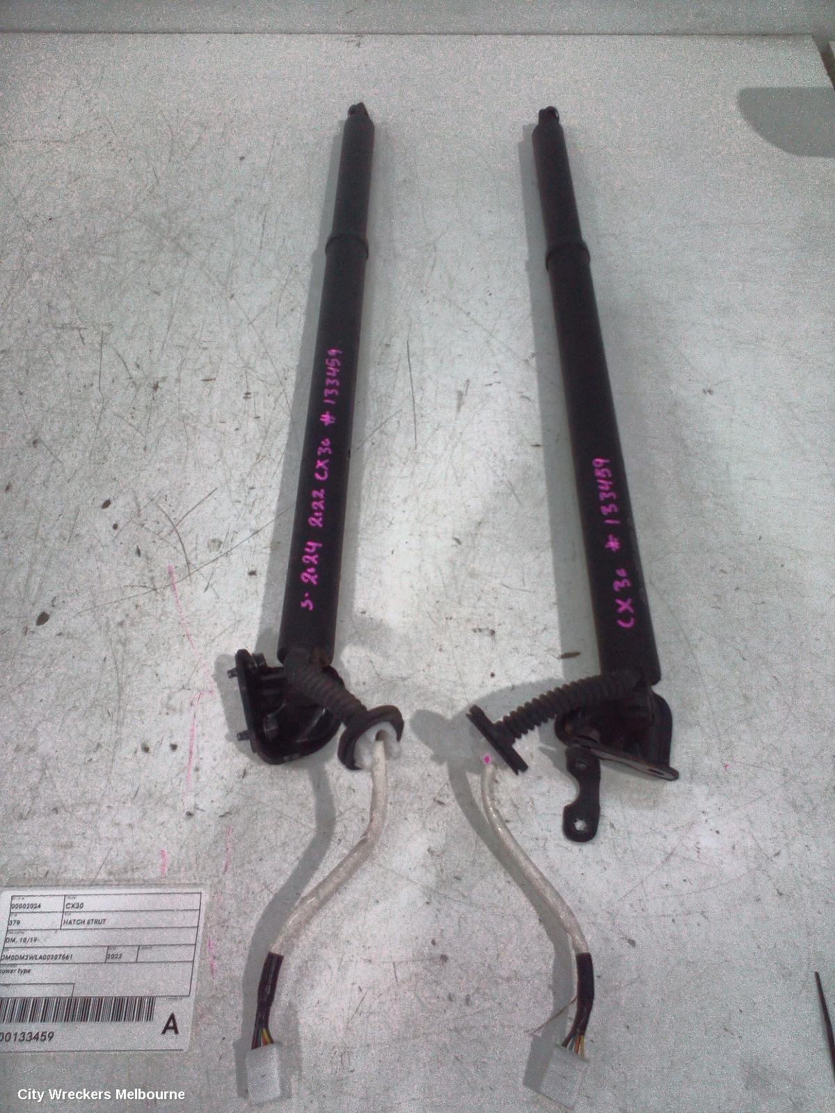 MAZDA CX30 HATCH STRUT, DM, TAILGATE STRUTS (PAIR), W/ POWER LIFTGATE TYPE, 10/2019 ONWARDS - Image 2