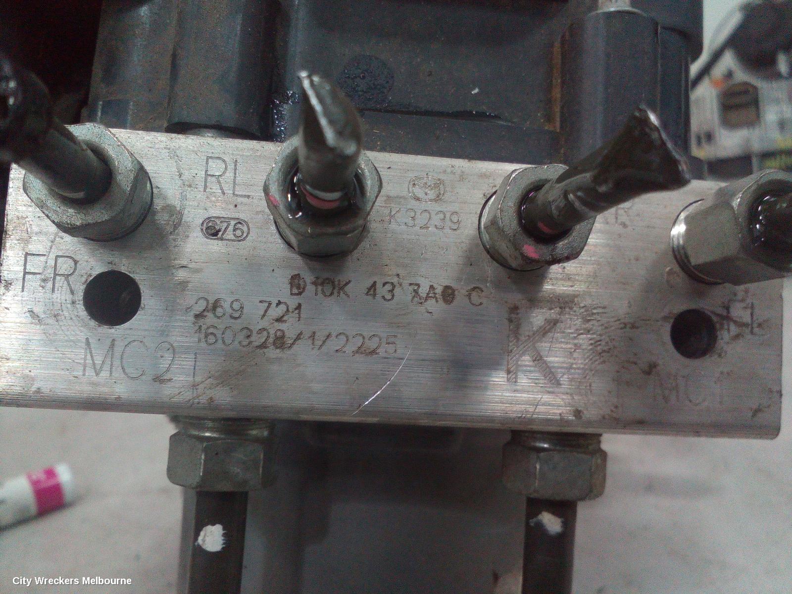 MAZDA CX3 ABS PUMP/MODULATOR, DK, P/N 0265956315, 03/2015 ONWARDS - Image 2