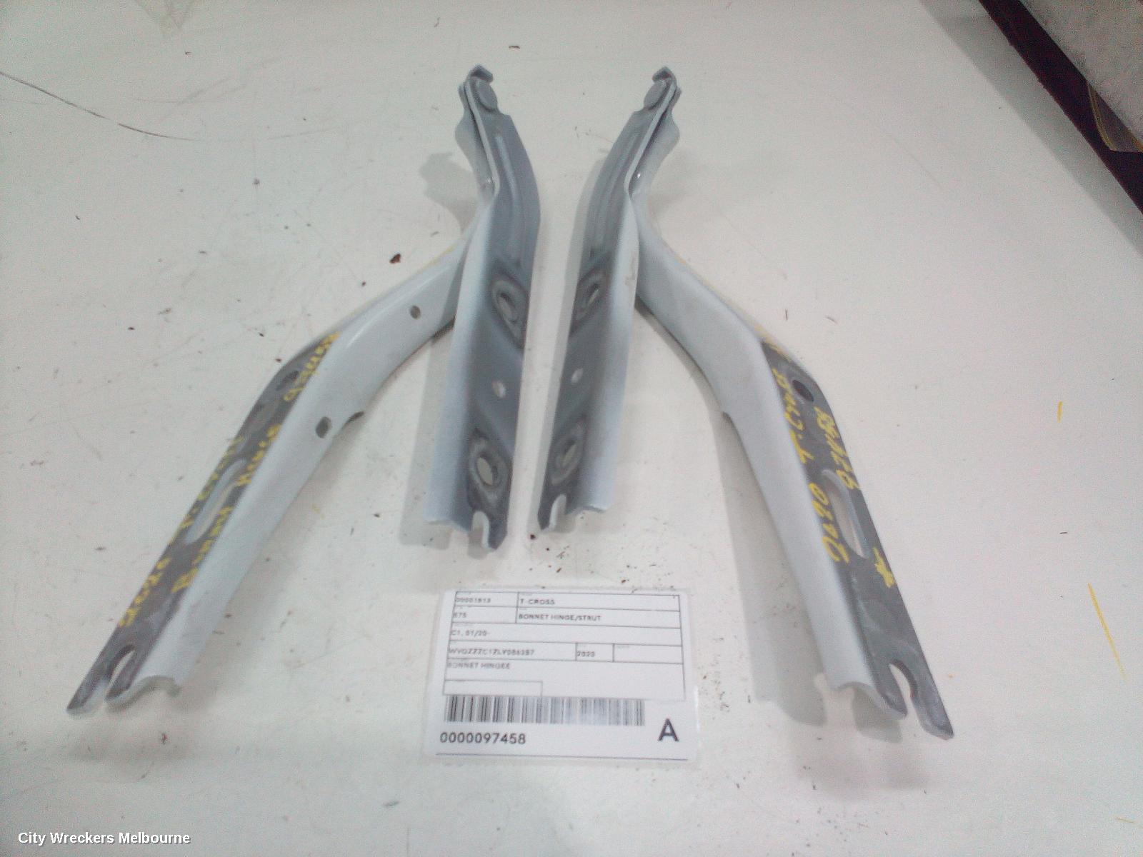 VOLKSWAGEN T-CROSS BONNET HINGE/STRUT, C1, 01/2020 ONWARDS - Image 1