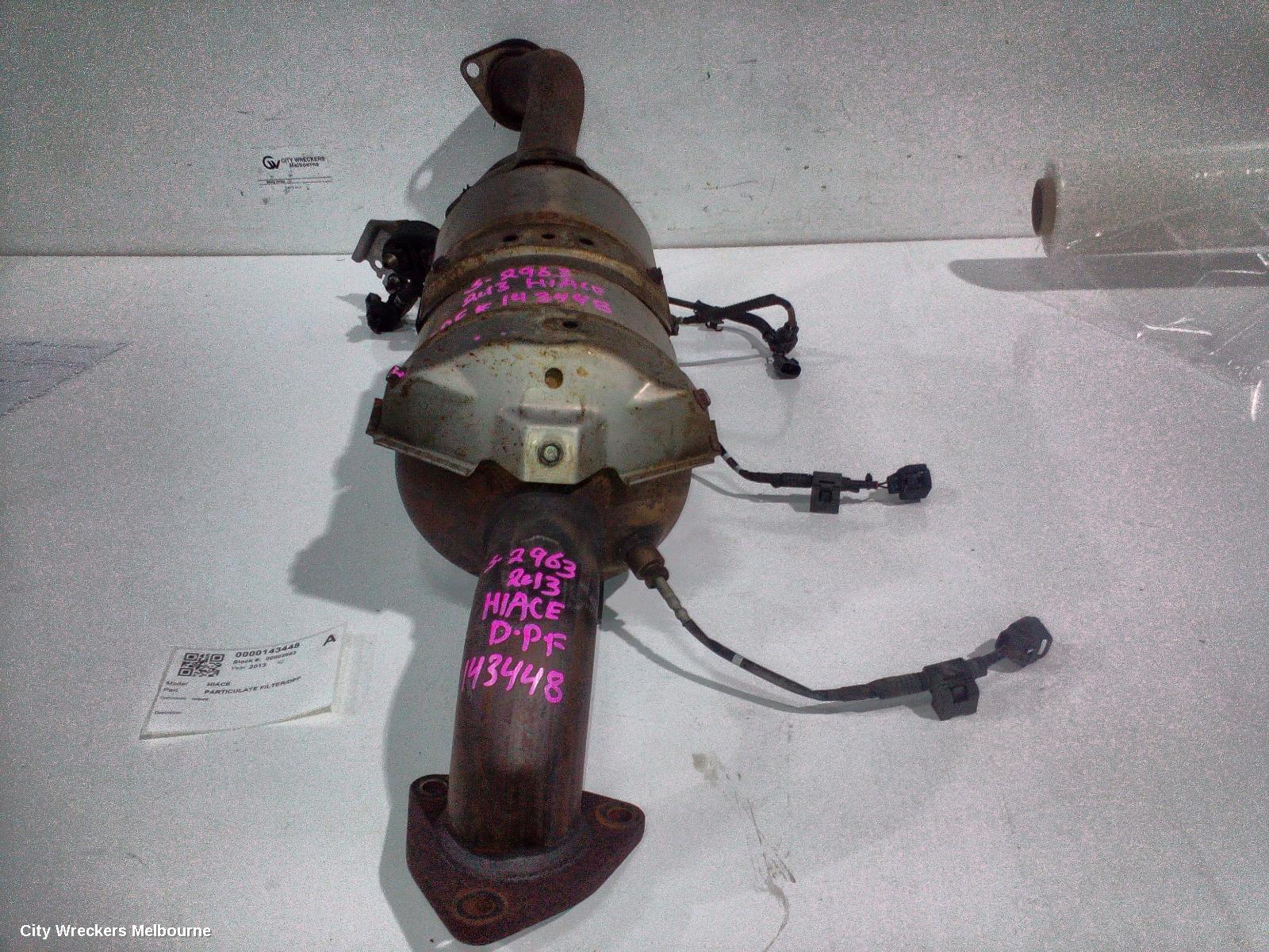 TOYOTA HIACE PARTICULATE FILTER/DPF - Image 2