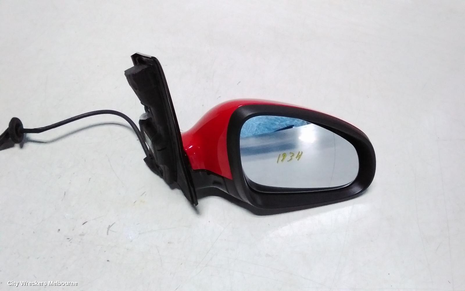 HOLDEN ASTRA RIGHT DOOR MIRROR, PJ, 3DR HATCH, 07/2013 - 01/2017 - Image 1
