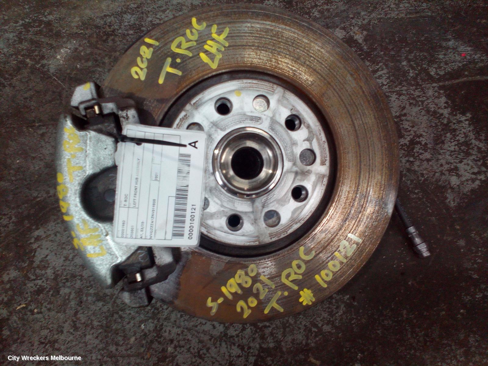 VOLKSWAGEN T-ROC LEFT FRONT HUB ASSEMBLY, A1, 03/2020 - 12/2025 - Image 2