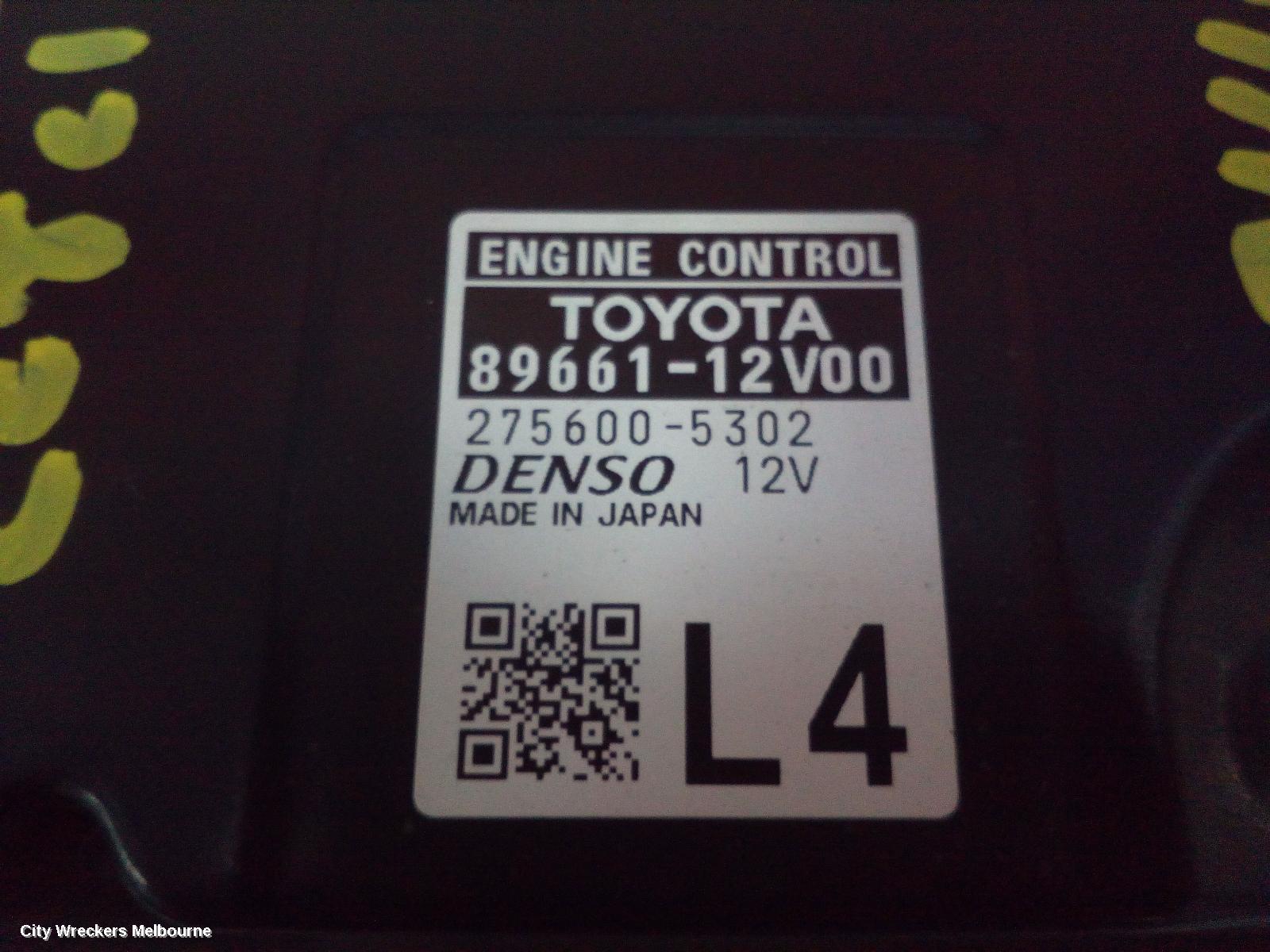 TOYOTA COROLLA ECU, ENGINE ECU, AUTO T/M, ECU ONLY, ZRE182R, 10/2012 - 06/2018 - Image 1