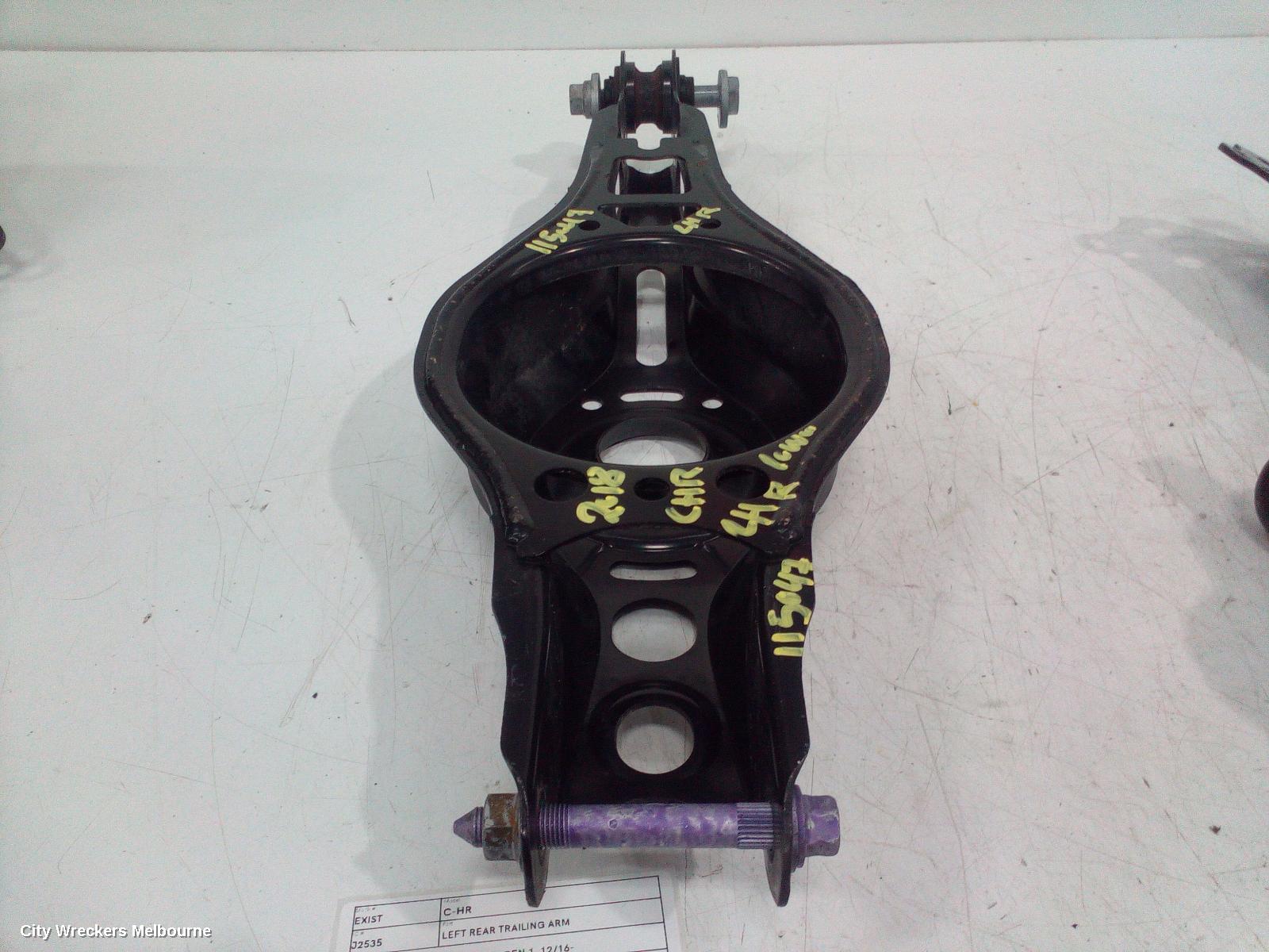 TOYOTA C-HR LEFT REAR TRAILING ARM, LOWER CONTROL ARM-REAR, GEN 1, 12/2016 ONWARDS - Image 1