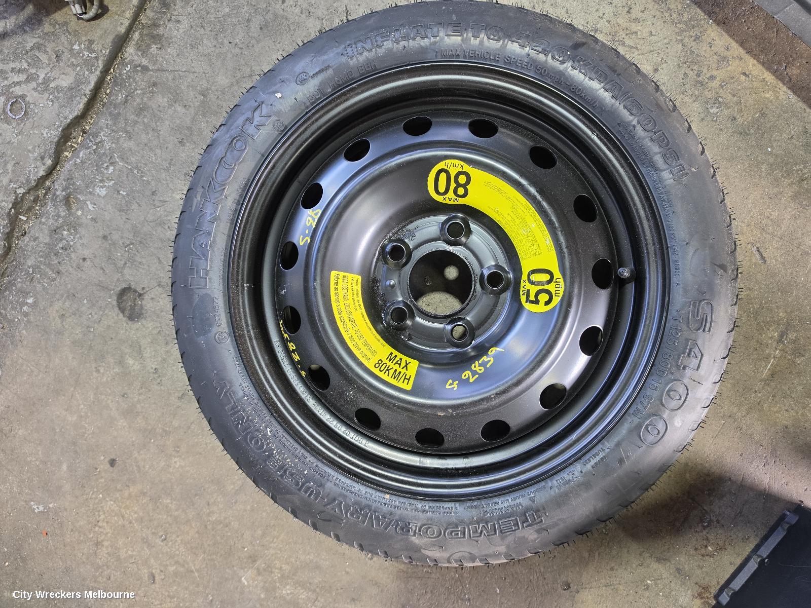 HYUNDAI I30 WHEEL STANDARD/STEEL, SPACE SAVER SPARE, CN7, SEDAN (S.KOREA VIN KMHL), N LINE/N LINE PREMIUM, 08/2020 ONWARDS - Image 1