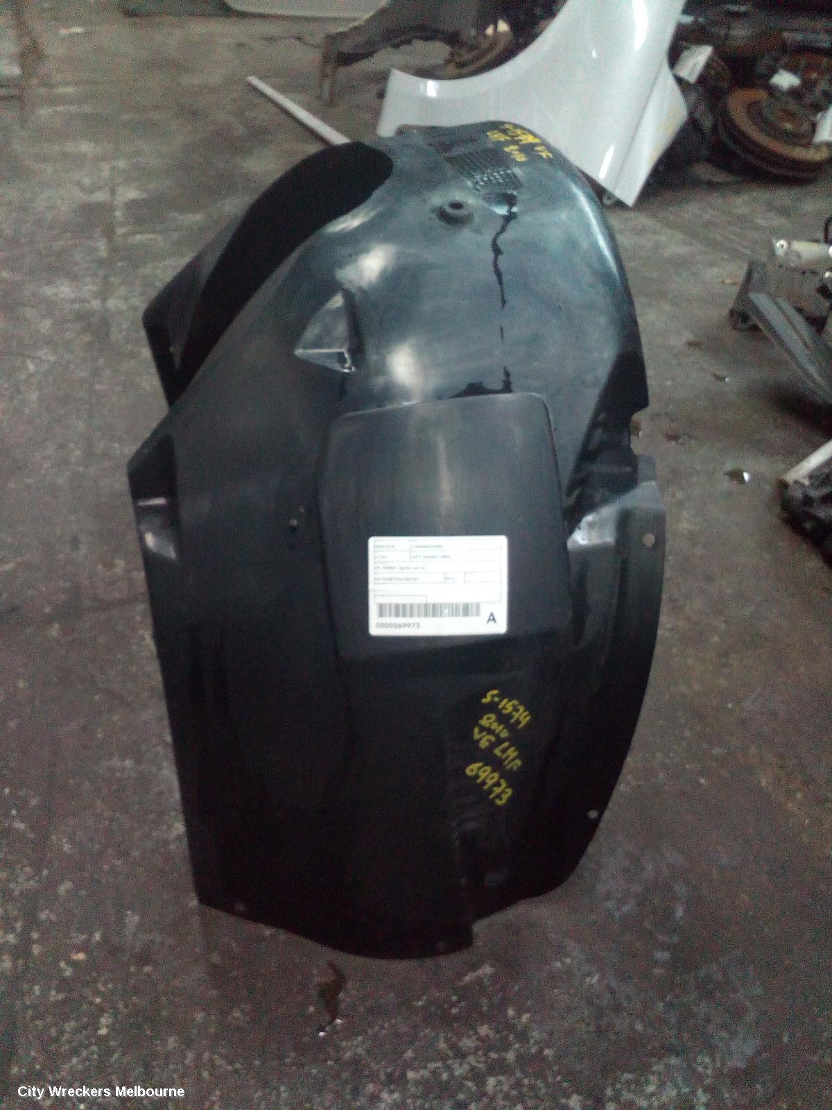 HOLDEN COMMODORE LEFT GUARD LINER, VE, FRONT, 08/2006 - 04/2013 - Image 3