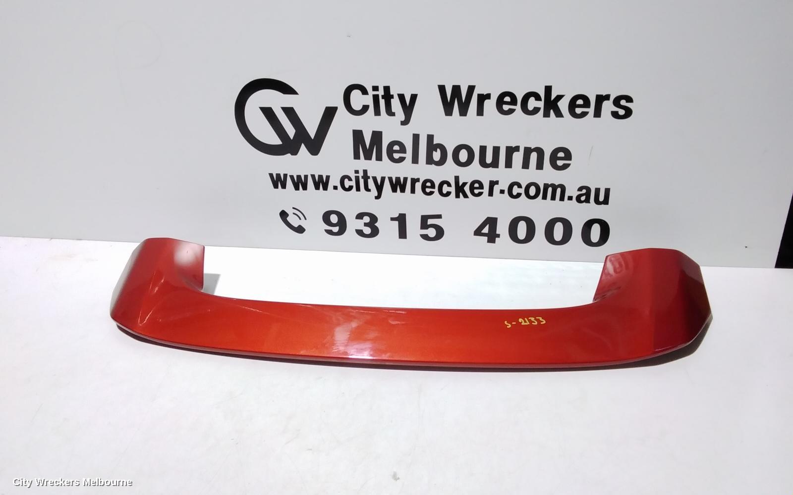 HONDA CIVIC REAR SPOILER, 10TH GEN, HATCH, UPPER, 05/2016 - 08/2021 - Image 1