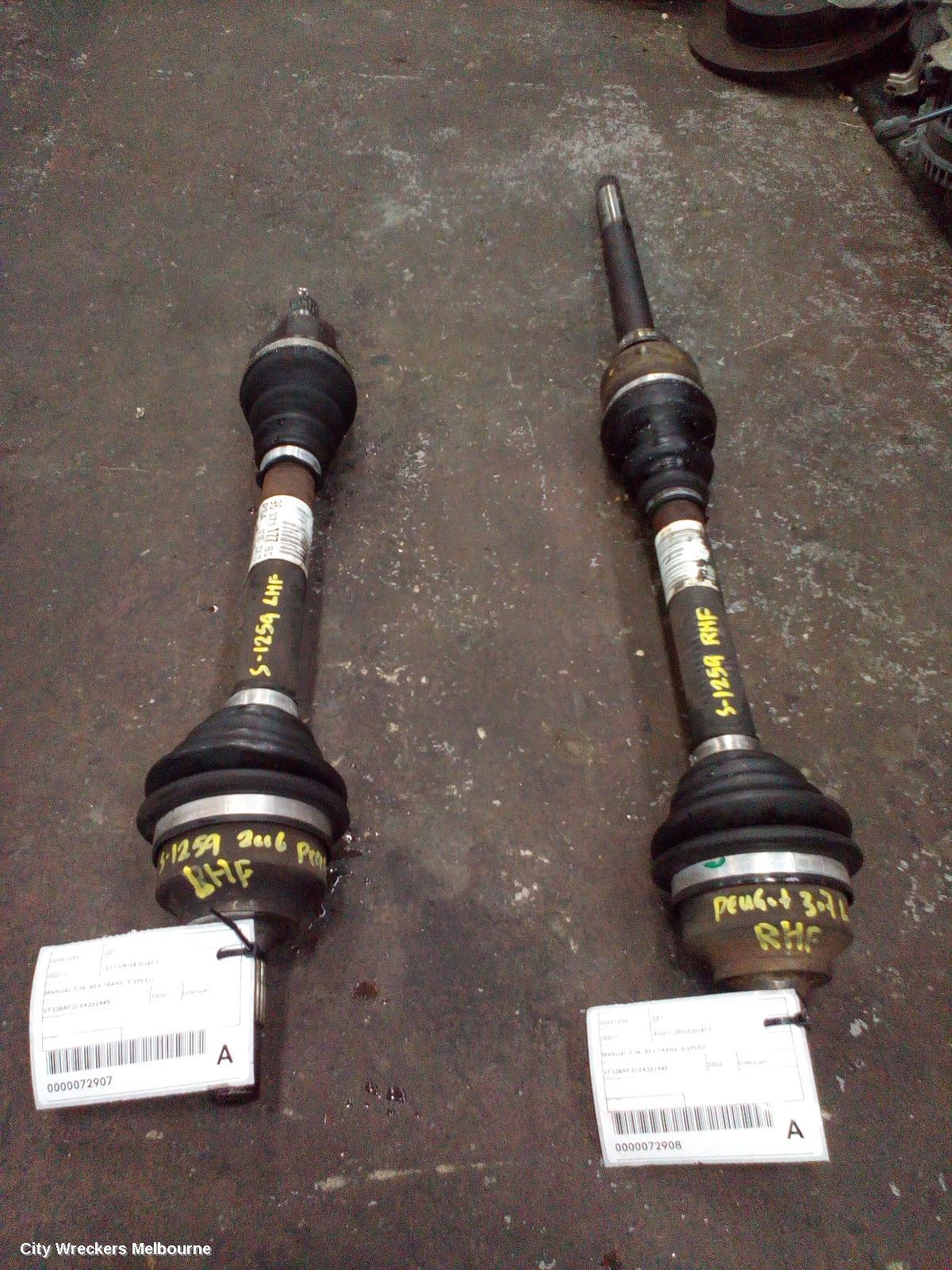 PEUGEOT 307 RIGHT DRIVESHAFT, MANUAL T/M, BE4 TRANS, 5 SPEED, RFNB/RFNC/RFKC/NFUK/RHYB/9HZC/RFJC, T5-T6, 12/2001 - 12/2009 - Image 2