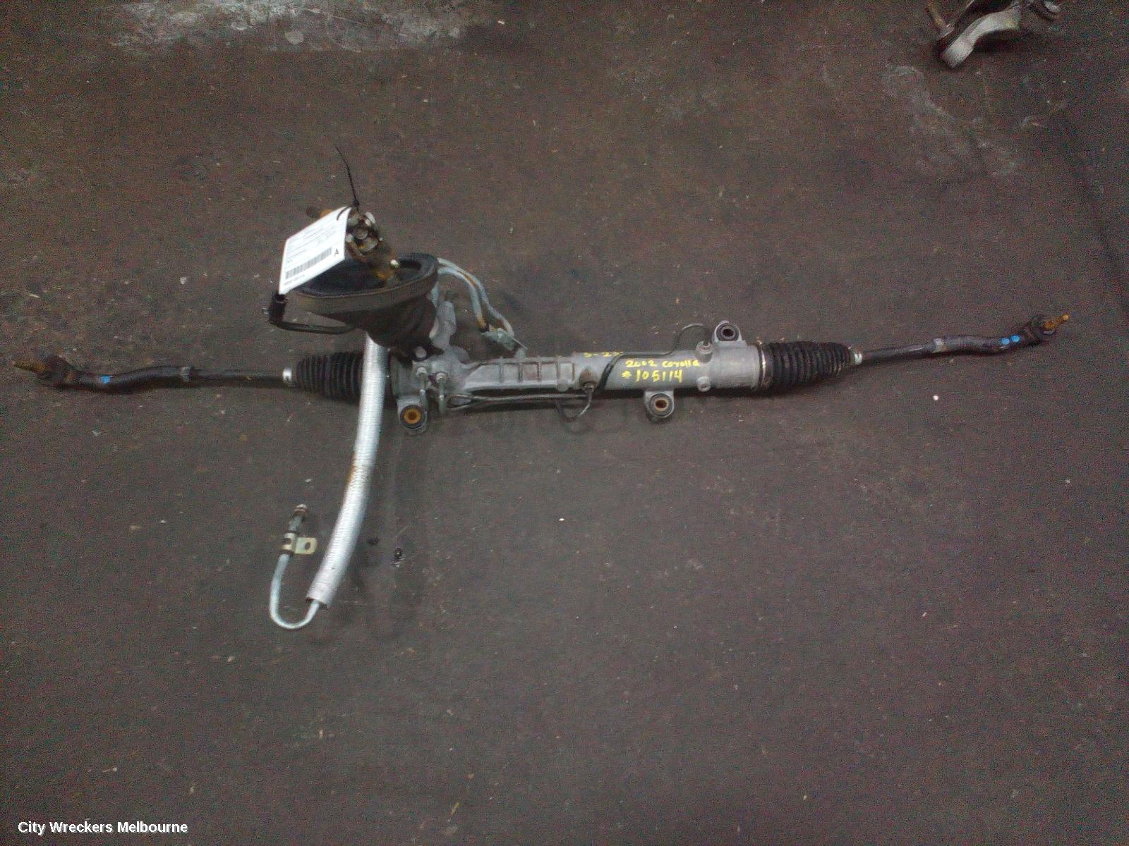 TOYOTA COROLLA STEERING BOX/RACK, ZZE122 POWER -REMOVABLE HEAD TYPE 12/2001 - 06/2007 - Image 2