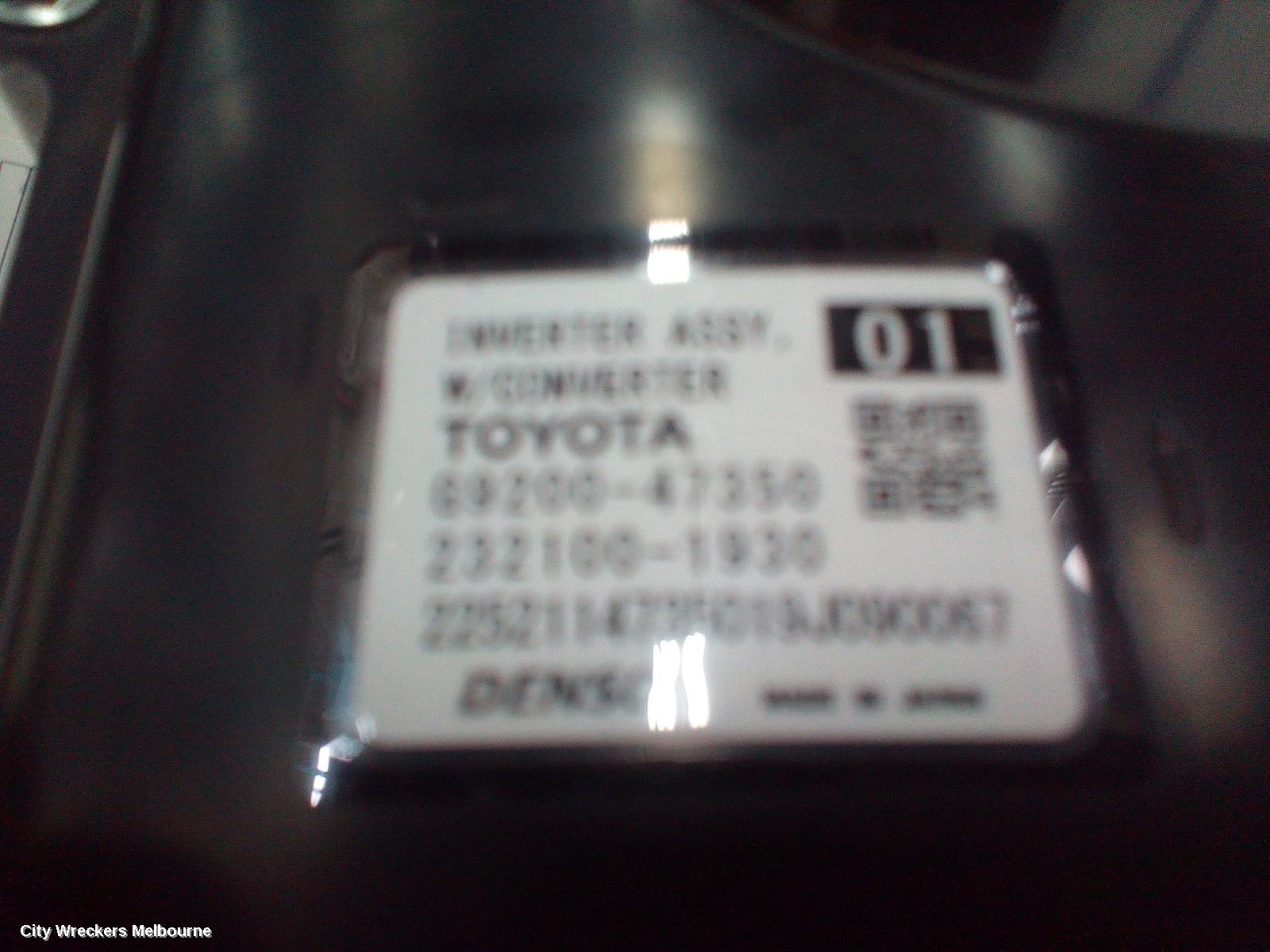 TOYOTA COROLLA INVERTER, HYBRID INVERTER, ZWE211R, 07/2018 ONWARDS - Image 1