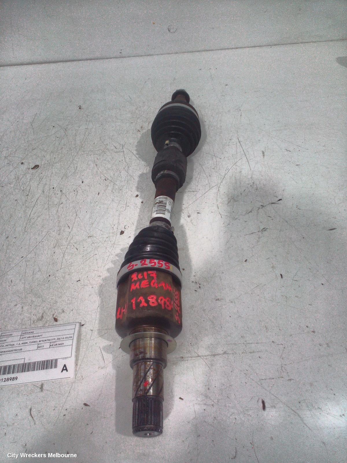 RENAULT MEGANE LEFT DRIVESHAFT, AUTO, PETROL, 1.6, M5M, TURBO, BFB/KFB/LFF, 06/2016 - 02/2020 - Image 3