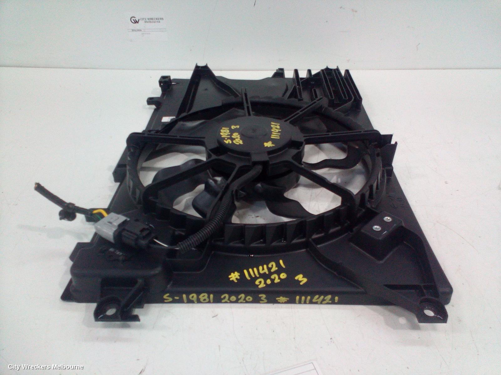 MAZDA 3 FAN, RADIATOR FAN, 2.0/2.5, PETROL, SKYACTIV G/E-SKYACTIV G, BP, 03/2019 ONWARDS - Image 1