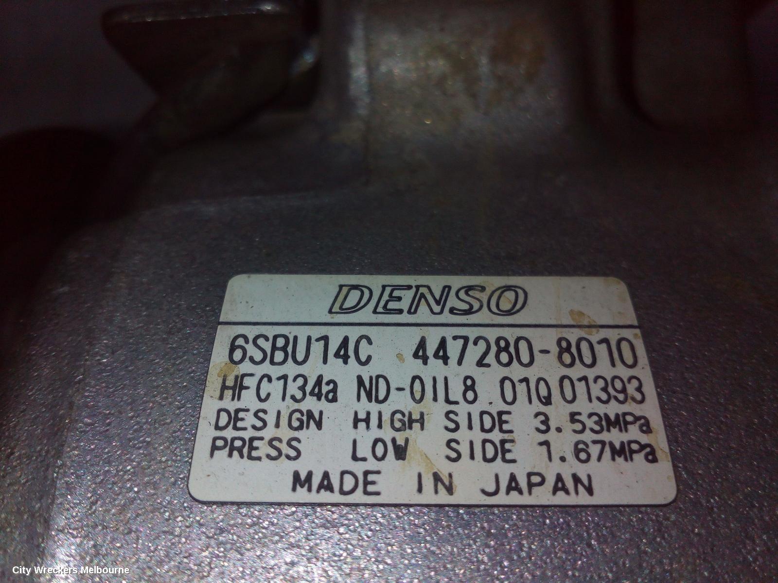 HOLDEN COMMODORE A/C COMPRESSOR, VF, 3.6, 05/2013 - 12/2017 - Image 3