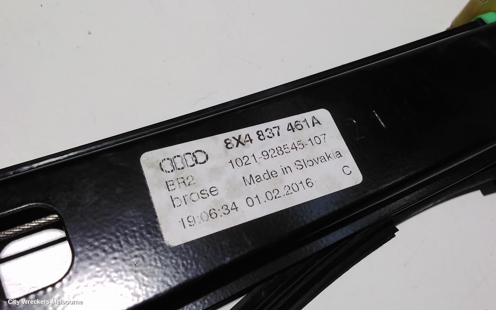 AUDI A1 LEFT FRONT WINDOW REG/MOTOR, 8X, POWER, 5DR HATCH, 03/2012 - 10/2018 - Image 2