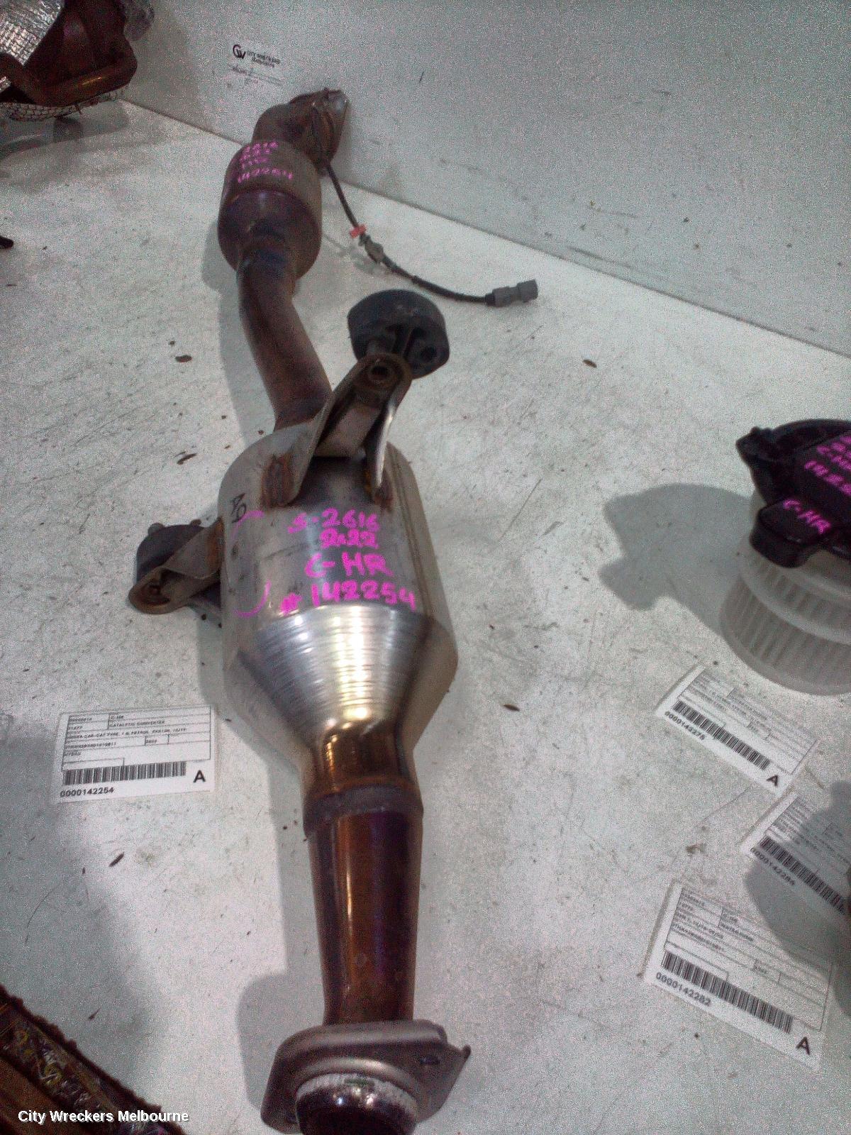 TOYOTA C-HR CATALYTIC CONVERTER, UNDER CAR-CAT TYPE, 1.8, PETROL, ZYX10R, 10/2019 ONWARDS - Image 1