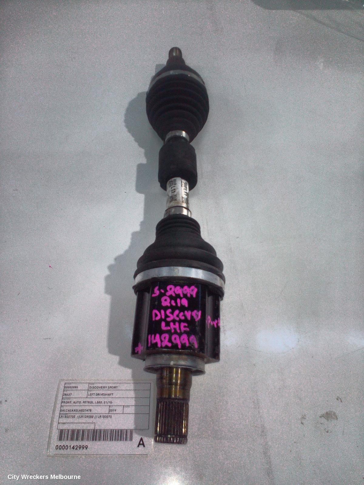 LAND ROVER DISCOVERY SPORT LEFT DRIVESHAFT, FRONT, AUTO, PETROL, L550, 01/2015 ONWARDS - Image 1