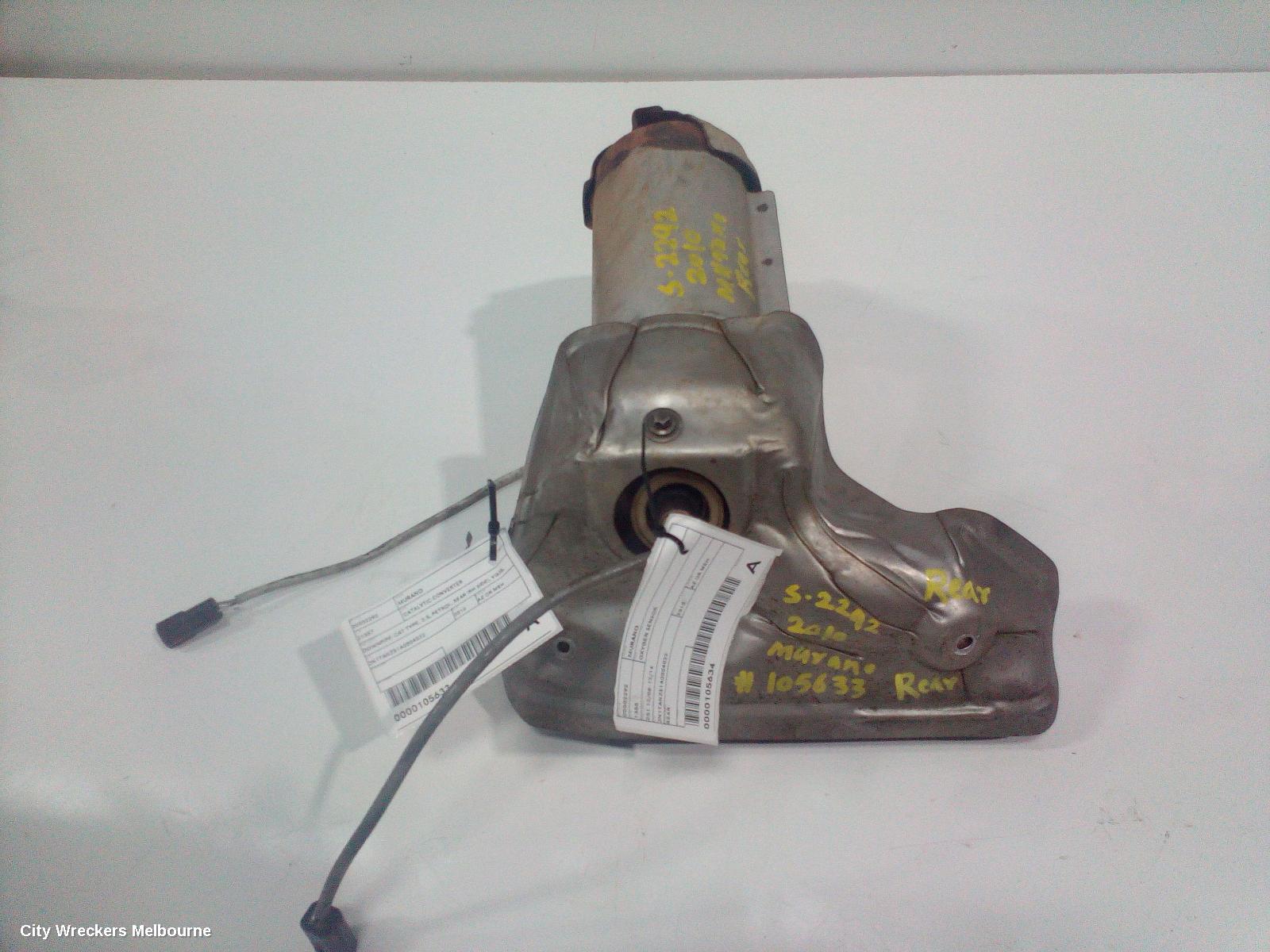 NISSAN MURANO CATALYTIC CONVERTER, DOWNPIPE-CAT TYPE, 3.5, PETROL, REAR (RH SIDE), VQ35, Z51, 12/2008 - 12/2014 - Image 3