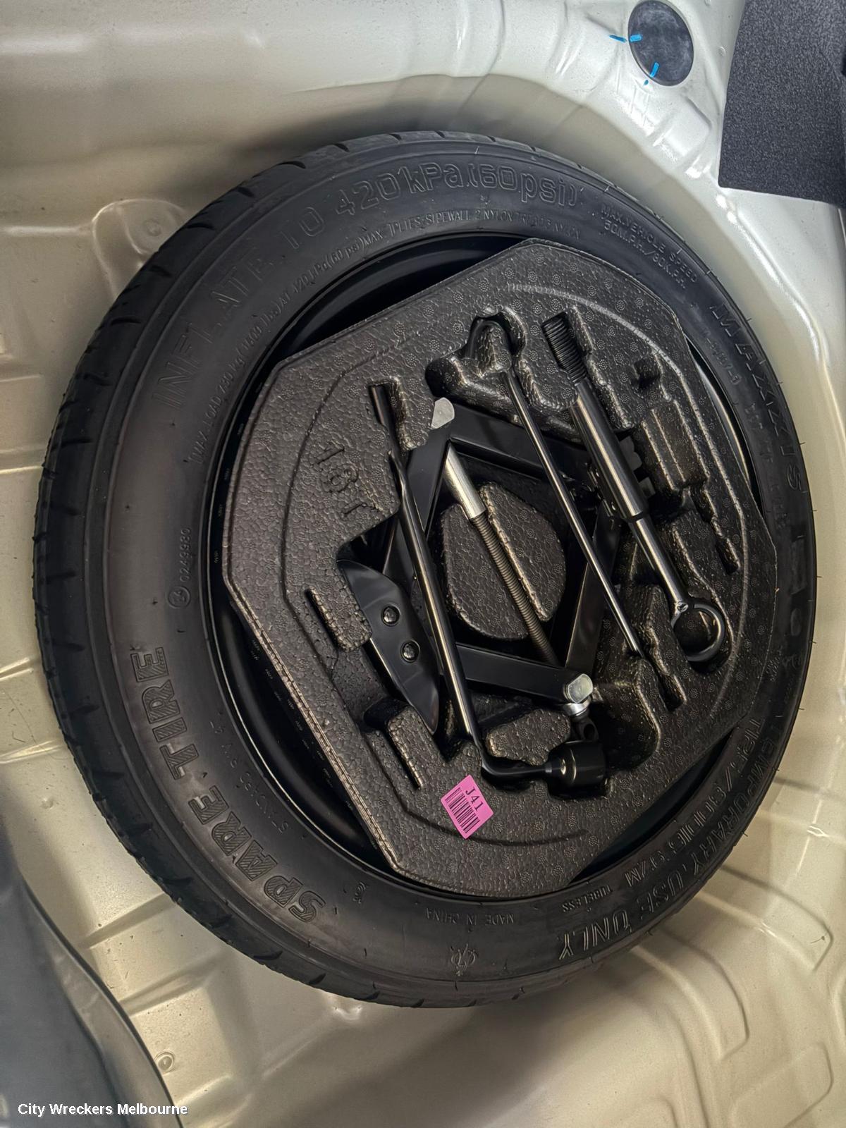 KIA STONIC WHEEL STANDARD/STEEL, SPACE SAVER SPARE, YB, 08/2020 ONWARDS - Image 2