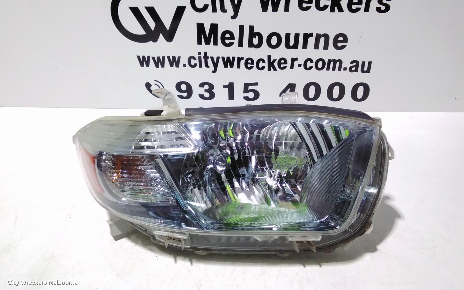 TOYOTA KLUGER RIGHT HEADLAMP, GSU40-GSU45, SMOKED LENS TYPE, 05/2007 - 09/2010 - Image 2