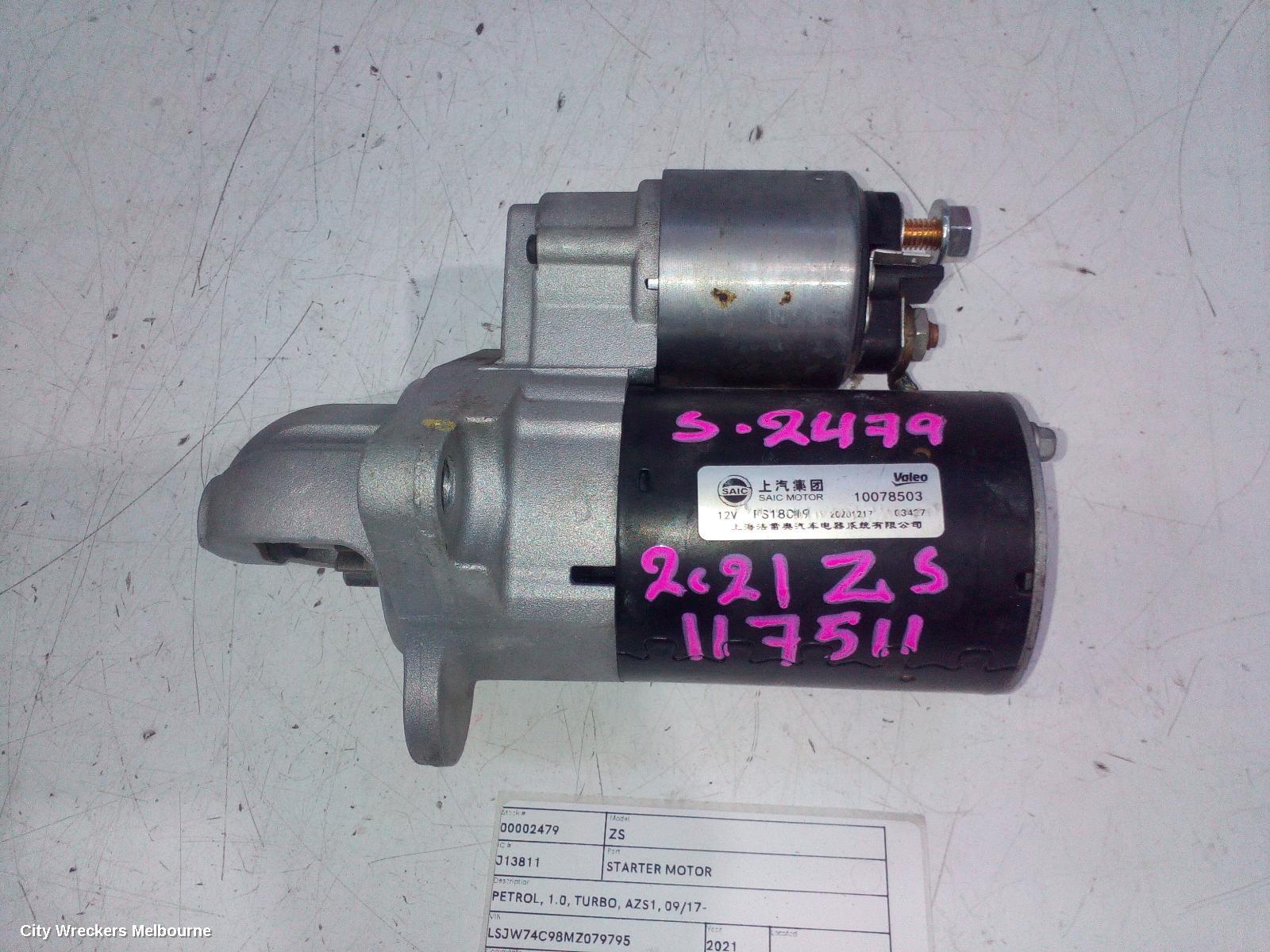 MG ZS STARTER, PETROL, 1.0, TURBO, AZS1, 09/2017 ONWARDS - Image 2
