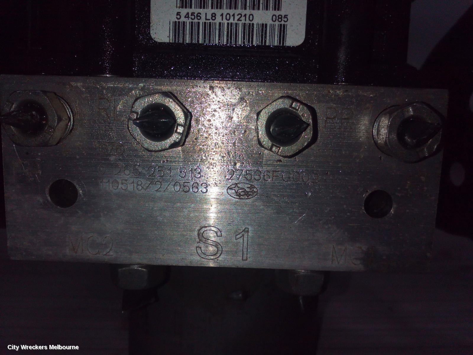 SUBARU IMPREZA ABS PUMP/MODULATOR, G3, P/N FG002, VDC TYPE, 04/2007 - 11/2011 - Image 2