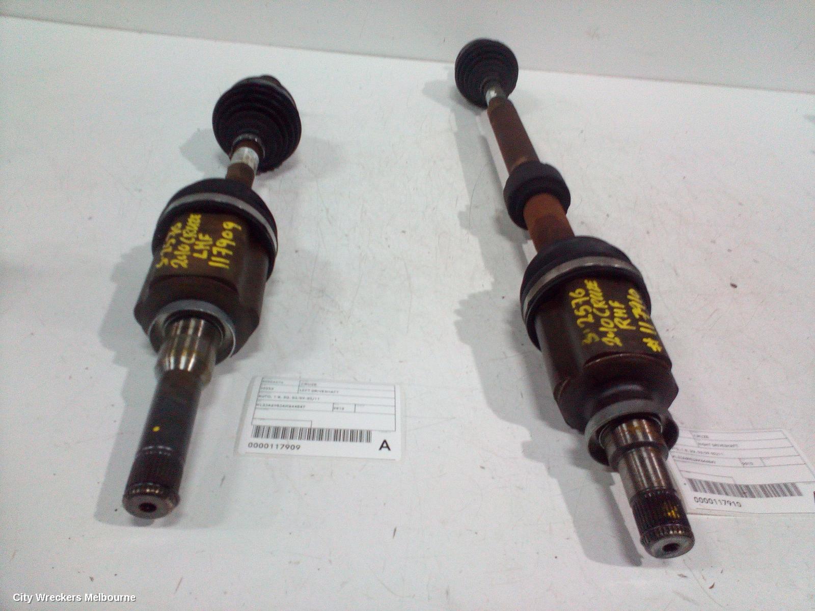 HOLDEN CRUZE LEFT DRIVESHAFT, AUTO, 1.8, JG, 03/2009 - 02/2011 - Image 3