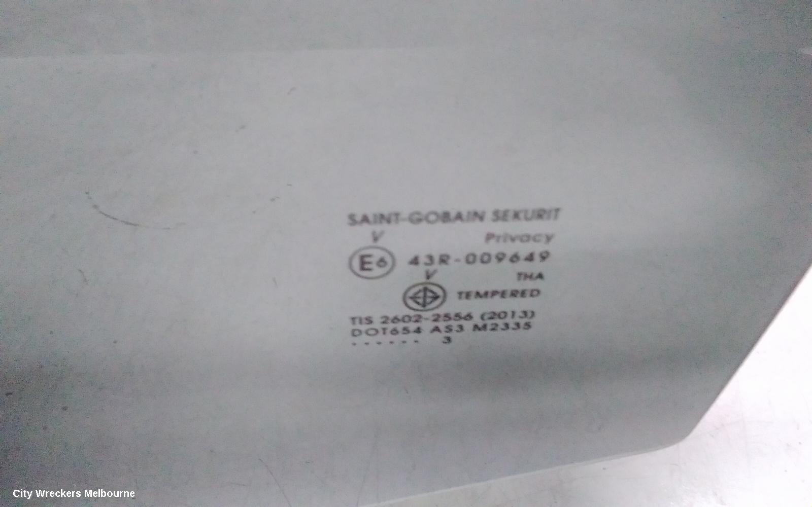 ISUZU MU-X LEFT REAR DOOR WINDOW, 2ND GEN, 03/2021 ONWARDS - Image 3