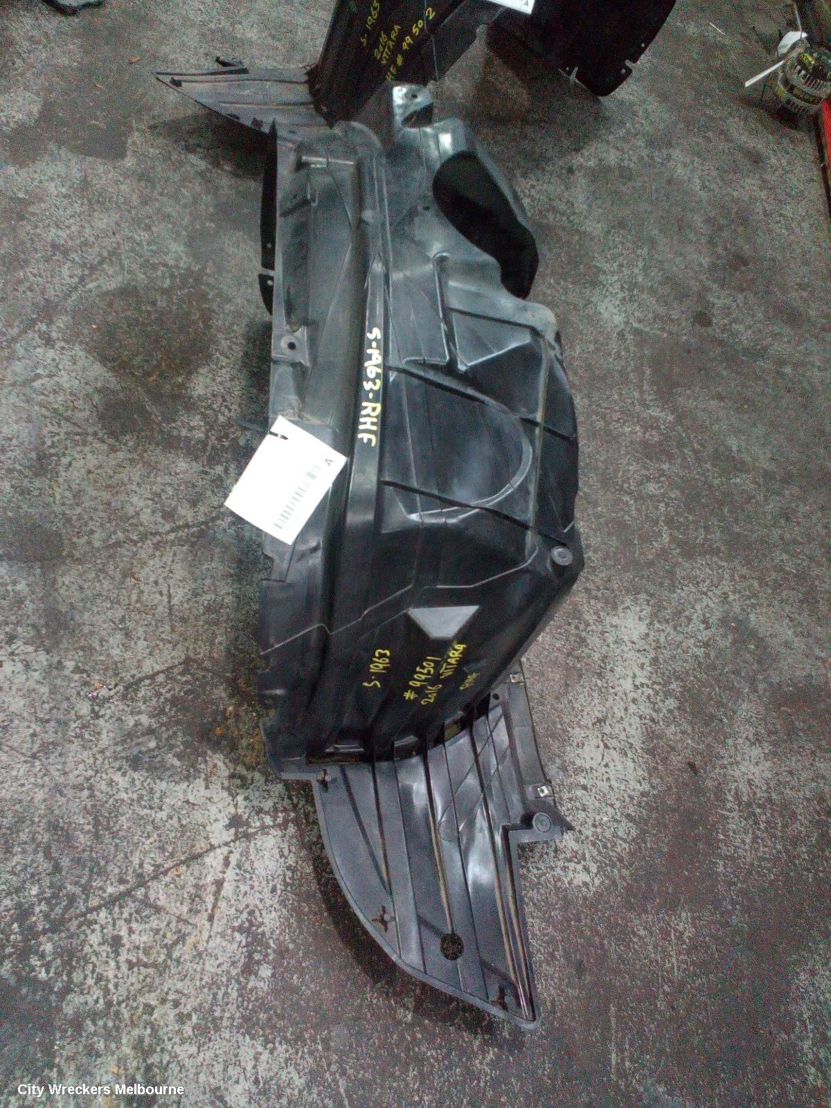 SUZUKI VITARA RIGHT GUARD LINER, VITARA, LY (VIN TSM), FRONT, 06/2015 ONWARDS - Image 2