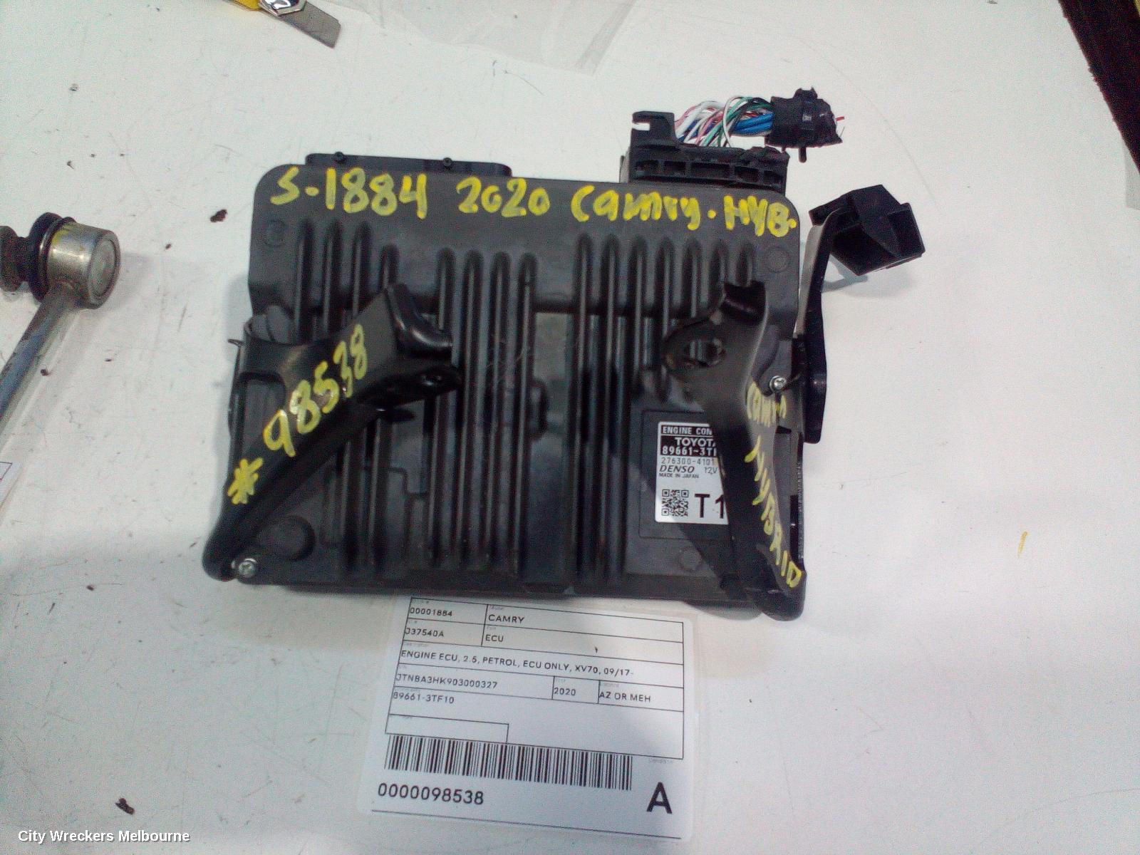 TOYOTA CAMRY ECU, ENGINE ECU, 2.5, PETROL, ECU ONLY, XV70, 09/2017 ONWARDS - Image 3