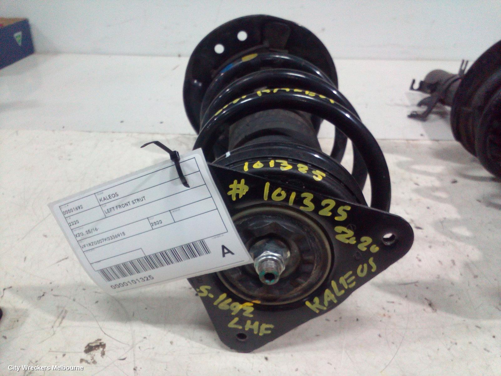 RENAULT KALEOS LEFT FRONT STRUT, XZG, 05/2016 ONWARDS - Image 3