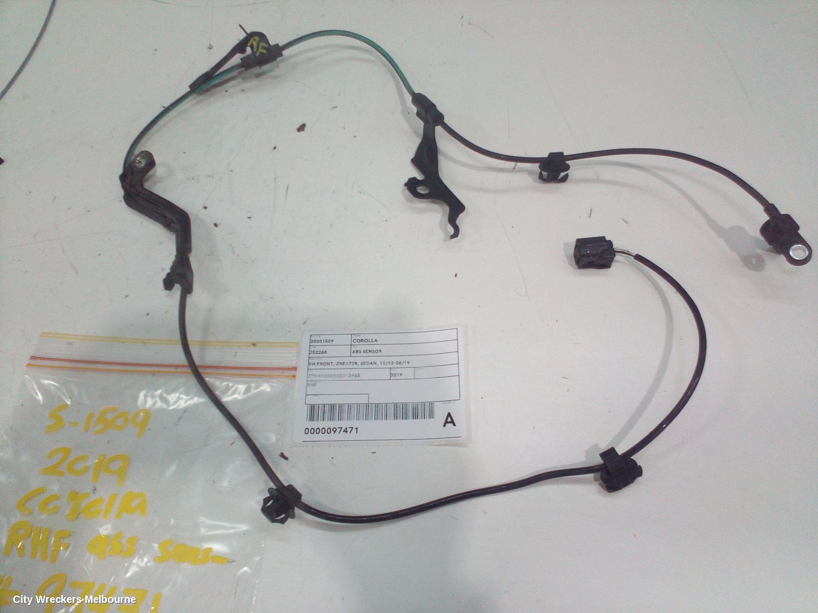 TOYOTA COROLLA ABS SENSOR, RH FRONT, ZRE172R, SEDAN, 12/2013 - 06/2019 - Image 2