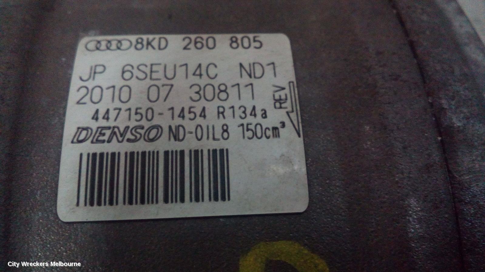 AUDI Q5 A/C COMPRESSOR, 8R, 2.0, PETROL, CDNC CODE, P/N 8K0260805L, 03/2009 - 11/2012 - Image 1
