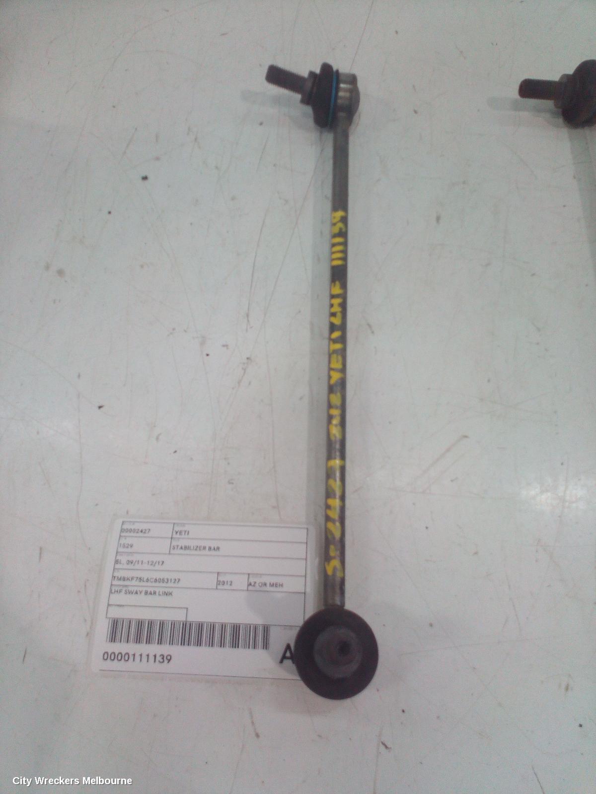 SKODA YETI STABILISER BAR, 5L, 07/2011 - 12/2017 - Image 2