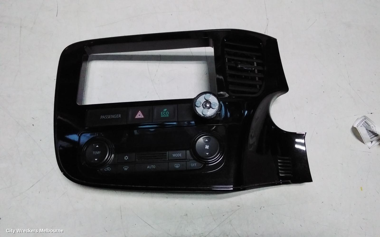 MITSUBISHI OUTLANDER HEATER/AC CONTROLS, SINGLE ZONE CLIMATE CONTROL TYPE, ZJ-ZL, 10/2012 - 07/2021 - Image 1