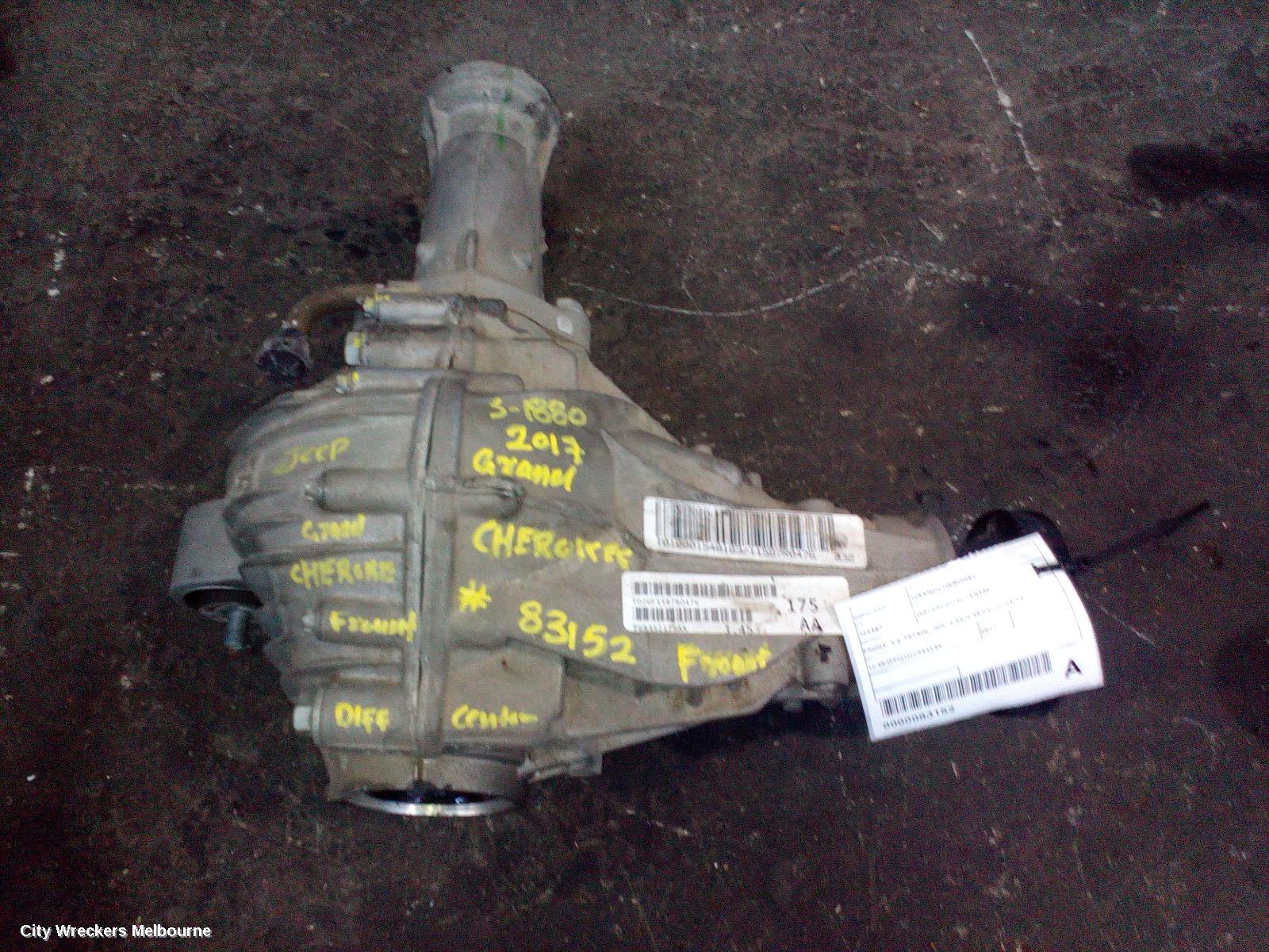 JEEP GRANDCHEROKEE DIFFERENTIAL CENTRE, FRONT, 3.6, PETROL, WK, 3.44/3.45 RATIO, 04/2013 ONWARDS - Image 3