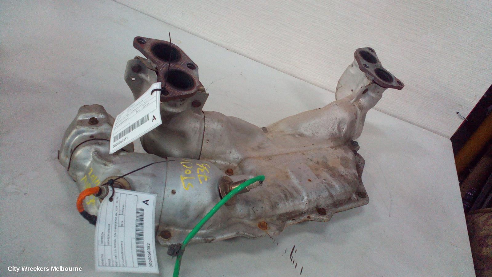 SUBARU IMPREZA CATALYTIC CONVERTER, MANIFOLD-CAT TYPE, 2.0, FB20, G4, 12/2011 - 10/2016 - Image 2