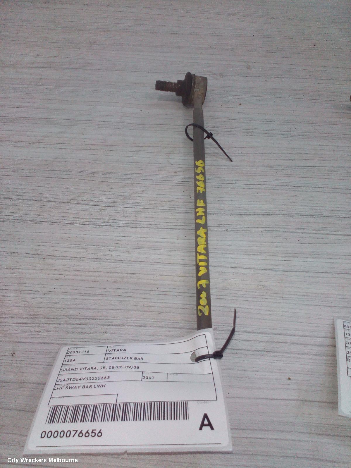 SUZUKI VITARA STABILISER BAR, GRAND VITARA, JB, 08/2005 - 09/2008 - Image 1
