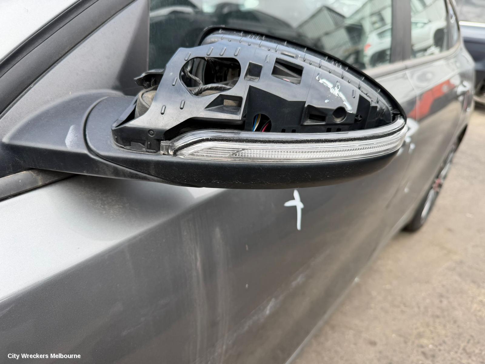 KIA CERATO LEFT DOOR MIRROR, BD, COLOUR CODED, MANUAL FOLD, NON BLIND SPOT TYPE, 04/2018 - 09/2024 - Image 1