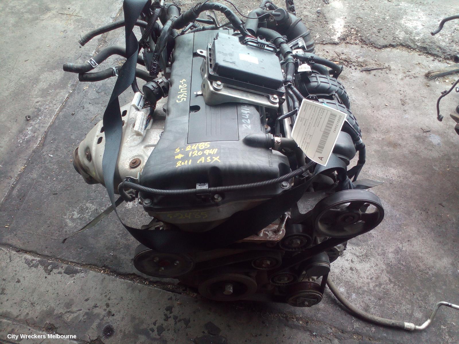 MITSUBISHI ASX ENGINE, PETROL, 2.0, 4B11, MIVEC/VVT, DUAL CAM POSITION SENSOR TYPE, FWD, XA-XB, 05/2010 - 06/2013 - Image 1