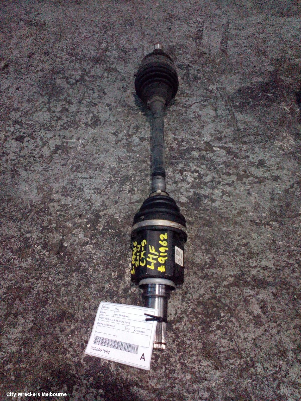 MAZDA CX5 LEFT DRIVESHAFT, FRONT, PETROL, 2.5, KE, 02/2013 - 12/2016 - Image 2