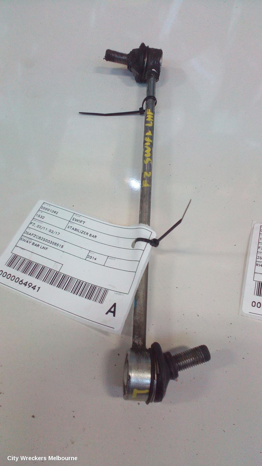 SUZUKI SWIFT STABILISER BAR, FZ, 02/2011 - 03/2017 - Image 1